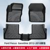Adecuado para Ford FORD Focus Combustible Edición EE. UU. 2012-2018TPE3D Material para todo clima Almohadilla para pies