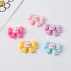 Acessórios de Resina de Coelho Brilhante de Desenho Animado Presilha de Cabelo DIY Elástico de Cabelo Presilha de Garra Capa de Celular Adesivos para Copo de Água Decalques