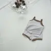 Conjunto de Chaleco Delgado sin Mangas Estilo Coreano de Verano para Niños y Niñas, Atuendo de Dos Piezas Transpirable y Refrescante a Rayas