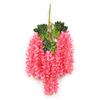 Simulação de glicínias flor casamento casamento interior ao ar livre decorativo flor simulação flor teto flor cana flor de seda flor falsa adereços de flores
