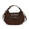 Bolso de nicho transfronterizo para mujer, nuevo bolso de hombro versátil 2025, bolso cruzado, bolso de axila, bolso de media luna casual y moderno
