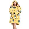 Roupas à Prova de Frio da Amazon Cobertor de TV Moletom com Capuz Pode Ser Usado Fora Pulôver Quente Oversized Cobertor Espesso Preguiçoso