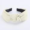 Diadema de color sólido de Corea del Sur transfronteriza para mujer, de ala ancha, de alta gama, sencilla, joyería, retro, negra, comodín, horquilla al por mayor