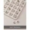 Acessórios para Nail Art Rede de Diamante Transparente Venda Quente Coração Torto Machado Gota d'Água Quadrado Gordo Borboleta Diamante Branco Folha de Ouro Decorações para Unhas