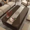 Nova Mesa de Chá Estilo Chinês 2025, Impermeável, à Prova de Óleo, Resistente ao Calor, Lavável-Grátis Protetor de Mesa, Protetor de Mesa de Chá de Madeira Maciça