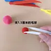 Pinça plástica descartável infantil feita à mão diy clip de segurança antiestático clip de bicho-da-seda jardim de infância pinça para bolas de pelo
