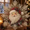 Nuevo y lindo y práctico colgante de pintura de Navidad de Perlas y Diamantes Premium de Amazon