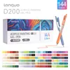 Caneta de Pintura Acrílica Frutas Azuis 90 Cores Caneta de Pressão para Mão Grande Capacidade 0.7mm Marcador de Pintura à Mão para Estudante