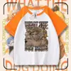 Mi Camiseta Raglán Divertida Infantil Perro Cuchillo y Escudo Ropa de Manga Corta Infantil Perro Cuchillo y Escudo Camisa de Media Manga 100% Algodón para Niños y Niñas