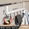 Gancho detrás de la puerta, sin perforaciones, perchero, estante para guardar ropa, gancho para abrigos de pared para el hogar, gancho para baño y dormitorio