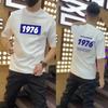 Camiseta Familiar de Verano para Pareja Hombres y Mujeres Año 240g Algodón Logo Personalizado Cuello Redondo Marca de Moda Manga Corta Camiseta Básica