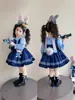 Vestido Infantil Outono 2026 Novo Manga Longa Judy Coelho Policial Infantil Primavera e Outono Lolita Vestido Princesa