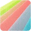Tapetes cortables y fáciles de limpiar para refrigerador, forros para cajones, tapetes domésticos a prueba de humedad y resistentes al aceite, posavasos aislantes del calor, tapetes generales de cocina semi-transparentes de EVA