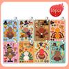Anime para Niños Lindo Dibujo Animado Pascua Creativo Educativo Interactivo Padre-Hijo Collage Pegatinas de Papel Decoración DIY