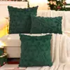 Funda de Almohada Navideña Transfronteriza de Comercio Exterior Copo de Nieve Felpa Acolchada Invierno Decoración para Fiesta en Casa Dropshipping