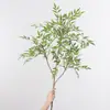 Planta nandina artificial de alta qualidade, novos acessórios florais de plantas verdes artificiais estilo chinês, adereços para paisagismo de ambientes modelo
