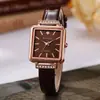 Reloj Verde Popular de Tiktok para Mujer, Elegante Reloj Cuadrado de Cuarzo al por Mayor, Reloj de Pulsera de Cuarzo Kayequan, Reloj de Celebridad de Internet