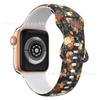 Correa de Silicona con Hebilla Mariposa para APPLE watch iwatch8/SE Correa de Silicona Estampada 8 Hebilla