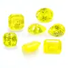 YAG Yajing Zafiro Amarillo Cultivado en Laboratorio con Fluorescencia, Granate de Itrio y Aluminio en Forma Ovalada y de Pera