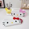 Gatito Lindo Set Portátil de Cubiertos para Niños Acero Inoxidable 410 Tenedor Cuchara Palillos Dibujos Animados Sanrio Lindo Estudiante