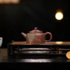 Juego de Tetera de Arcilla Púrpura Yixing al por mayor, Tetera Dezhong Semi-Hecha a Mano de Arcilla Púrpura Mineral Original, Tetera de Arcilla Púrpura de Pequeña Capacidad para Uso en Casa