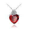 Aretes de plata esterlina s925 Damila para mujer estilo coreano elegantes simples Mini pequeños de corazón con circonita joyería al por mayor