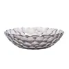 Plato de frutas de panal estilo europeo creativo para sala de estar, plato de dulces para el hogar, caja de frutas secas para snacks, plato de frutas de plástico transparente al por mayor
