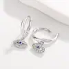 26 Estilos Pendientes de Ojo Maligno Estilo Simple Europeo y Americano para Mujer Tachuelas con Circonita Azul Cierres de Pendiente Versátil de Moda Temperamento