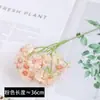 Ramo de Margaritas Artificiales de 5 Ramas para Decoración de Escenas, Flores de Crisantemo Silvestre Realistas de Alta Gama para Uso en Bodas