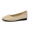 Sapatos de camada única multicoloridos novos multicoloridos com bico redondo para mulheres casuais para todos os jogos respirável oco de malha preguiçosa