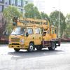 Fabricante Jiangling Veículo de Trabalho em Altura de Fileira Dupla 13m Controle de Longa Distância Motor Elevador Veículo