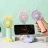 Nuevo Modelo Forma de Caracol Ventilador de Mano Mini Recargable por USB Mini Ventilador para Estudiantes y Niños Regalo Promocional Al por Mayor