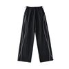 Pantalones Rectos de Pierna con Cordón Europeo y Americano de Secado Rápido para Mujer, Pantalones Deportivos Adelgazantes para Danza Jazz, Pantalones Casuales Sexy Spice Girl