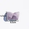 Cuerda para el pelo de niños con lazo de satén Cuerda para la cabeza de niña con lazo suave de algodón Círculo para el pelo de tela con cinta de cuero