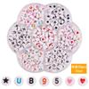 Set Combinado de Cuentas de Letras Inglesas para Nuevo Producto Transfronterizo para Niños Pulsera DIY Collar Accesorios de Joyería Material para Enhebrar