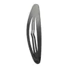 Clip Bb Ovalado de 7 cm Negro Mate Sin Níquel Blanco K Clip de Gota de Agua Clip Bb Se Puede Envolver Alrededor de Tela Cinta Clip para el Cabello de Niños DIY Accesorios para el Cabello