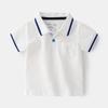 Camiseta Polo de Manga Corta para Niños, Fresca y de Moda, para Salir o Estar en Casa, Tendencia Urbana, Estilo Casual Preppy, Manga Corta