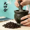 Polvo de incienso personalizable grande de cuatro partes, malla 150, cuentas de incienso de medicina china naturales hechas a mano, etiquetas de incienso, pulsera, material púrpura