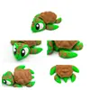 Adorno de manualidad de tortuga pequeña impresa en 3D transfronterizo regalo figura creativa animal articulado modelo móvil juguete