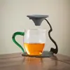 Filtro de Chá Não Poroso Xiangyun Copo de Fair Integrado Funil Filtro de Café Acessórios para Conjunto de Chá Filtro Cerâmico Especial para Fazer Chá