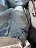 3776 # Jeans Rectos Holgados Desgastados con Pintura Graffiti, Diseño Casual y Piernas Anchas