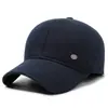 Chapéu para Homens de Meia-Idade, Boné de Algodão Quente com Forro de Lã, Boné de Beisebol com Proteção para as Orelhas para Meia-Idade e Idosos, Estilo Outono e Inverno, Boné de Lã Bico de Pato para Idosos