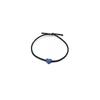Pulsera de goma para el pelo de pareja de amor simple japonesa y coreana, doble uso, cuerda para el pelo, accesorios para el pelo para novio, anillo para el pelo con cubierta de cuero pequeña