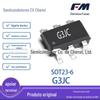 Embalagem G3JC SOT23-6 Fuman eletrônico bateria de lítio única proteção IC chip original em estoque G3JC