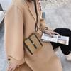Mini bolsa pequena bolsa feminina Novo 2020 outono e inverno Coreia do Sul saco de lona simples moda bolsa de telefone móvel de pequena capacidade