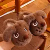 Pantuflas de algodón para niños 2026, para invierno, suela suave para bebé, antideslizantes, forradas de felpa, engrosadas, cálidas, de interior, de algodón, en stock