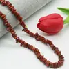 Pulsera de Piedra Cruda de Grava de Ágata Cristalina Desmagnetizada con Cuentas de Piedra Asimétrica Perforada Accesorios de Joyería DIY 5-8mm