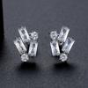 Pendientes de circonita dulce con temperamento japonés y coreano Jinse, pendientes de mujer pequeños de circonita súper hada, joyería transfronteriza al por mayor