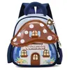 Nova Mochila Escolar Pequena de Casca Dura 3D Desenho de Cogumelo Atacado Ultraleve Redutora de Peso Mochila Fofa para Bebê para 3-6 Anos Jardim de Infância