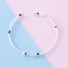 Joyería Moda Transfronteriza Europea y Americana Cuentas de Arroz de Colores Cadena de Cuentas Hecha a Mano Ins Pequeña Fresca Venta al por Mayor Cadena Colgante Venta Directa de Fábrica